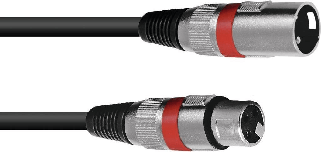 Omnitronic 3022047R XLR Verbindungskabel [1x XLR-Stecker 3 polig - 1x XLR-Buchse 3 polig] 3