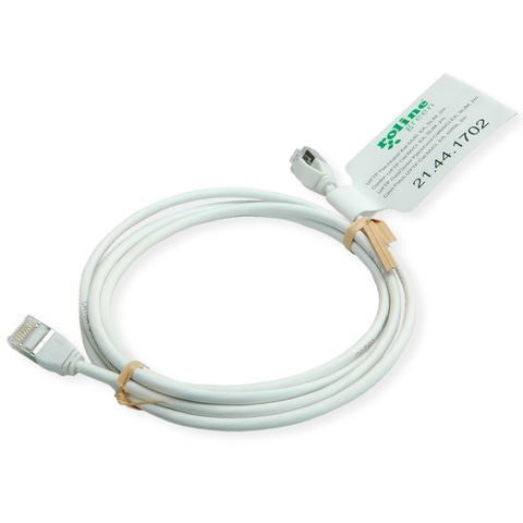Secomp Roline Green U/Ftp Datacenter Patchcord Cat.6A/Class Ea Lsoh/Tpe Slim Grey 0.3M ROLINE GREEN 21.44.3301 cavo di rete Grigio 0,3 m Cat6a U/FTP (