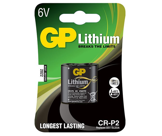 GP Batteries CR-P2 Litio
