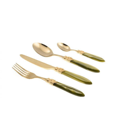 Posate Rivadossi Shop Online - Laura Oro Set 4pz