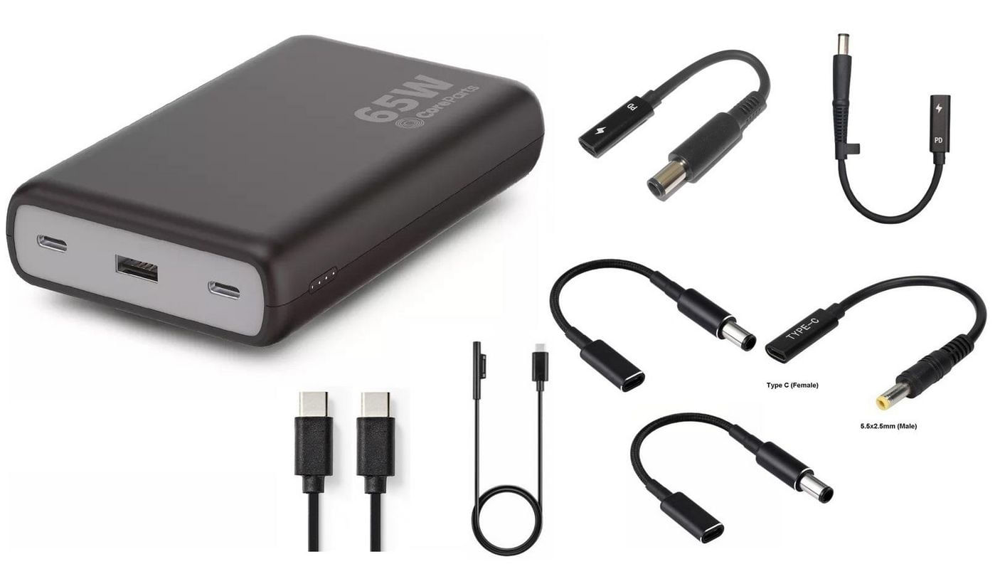 CoreParts MBX-PB007 batteria portatile Ioni di Litio 20000 mAh Nero