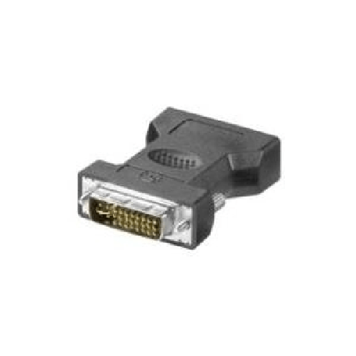 Goobay Wentronic Goobay Adattatore DVI/VGA analogico DVI-I maschio dual-link (245 pin) nero - DVI-I maschio dual Goobay MMK ADAP DVI M > 15 pin HD F (