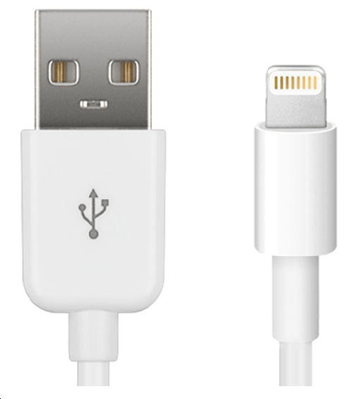 Microconnect LIGHTNING0.5 cavo Lightning 0,5 m Bianco (Lightning Cable MFI 0,5m White - 8Pin Lightning - USB A Male - Ch Microconnect LIGHTNING0.5 cav