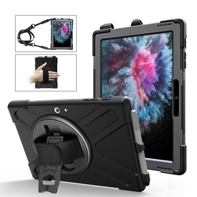 ESTUFF ES683620-BULK custodia per tablet 31,5 cm [12.4] Cover Nero (CHICAGO Full Body Defender - Case Microsoft Surface eSTUFF ES683620-BULK custodia
