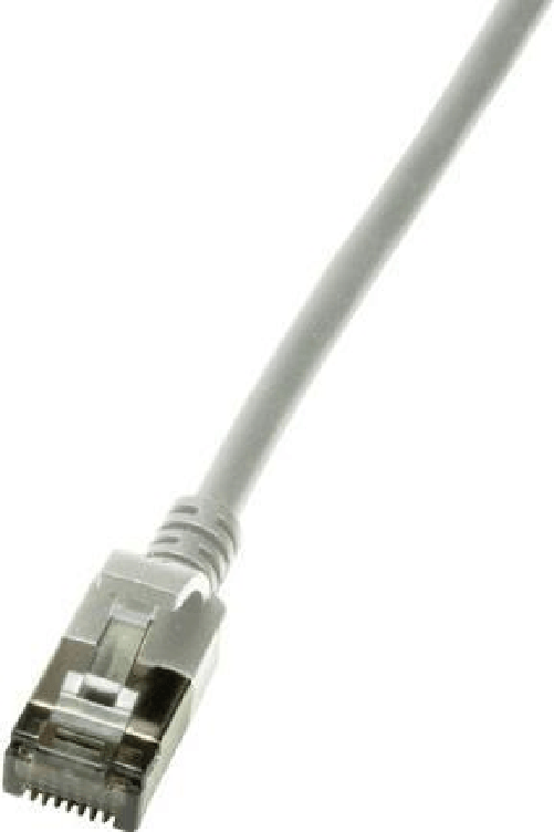 LogiLink Slim U/FTP cavo di rete Grigio 5 m Cat6a U/FTP (STP)