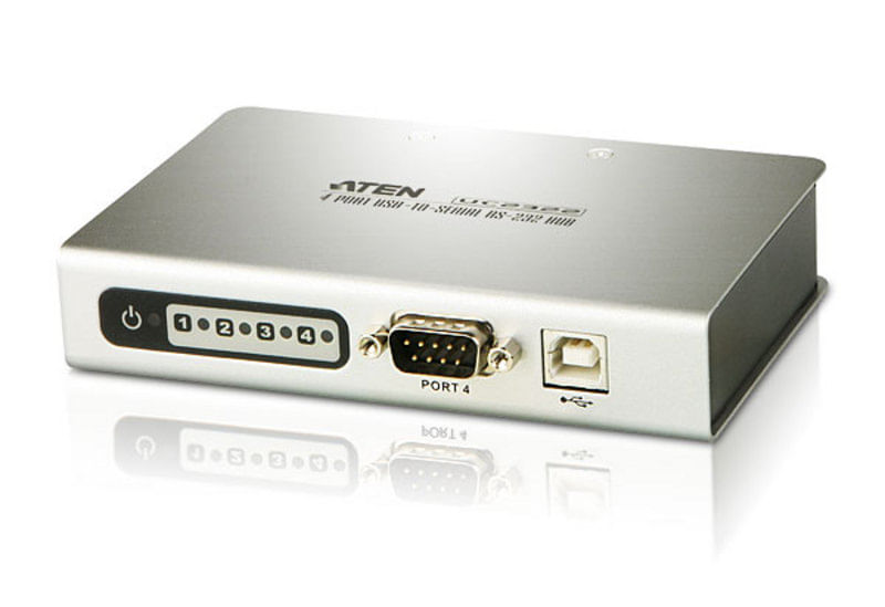 ATEN 4 port USB2.0-to-Serial HUB for RS-232 ATEN Hub da USB a RS-232 a 4 porte