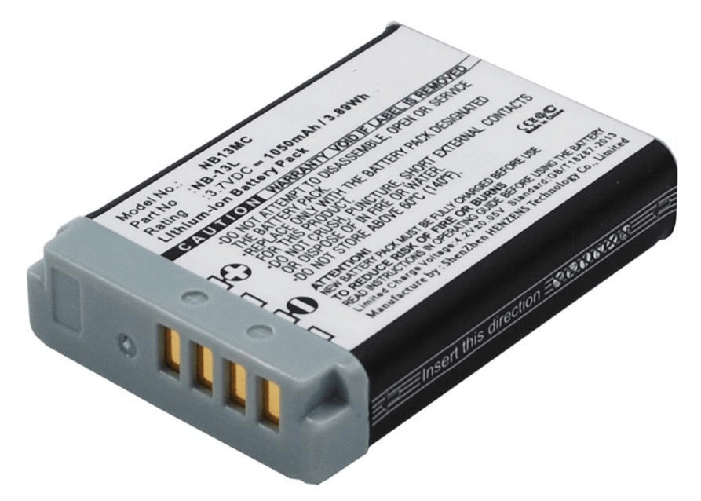 CoreParts MBXCAM-BA072 Batteria per fotocamera/videocamera Ioni di Litio 1050 mAh (Camera Battery for Canon - 3.9Wh Li-i CoreParts MBXCAM-BA072 Batter