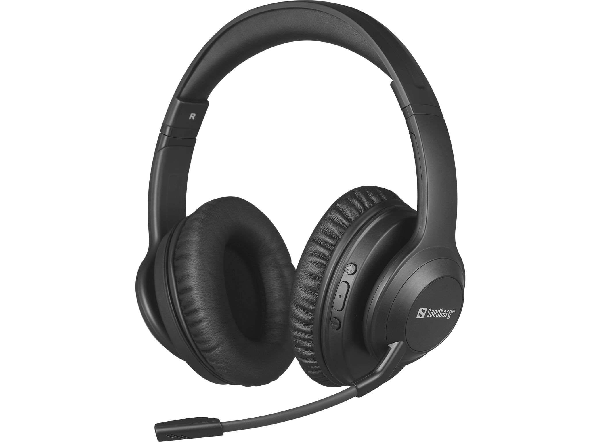 Sandberg 126-45 cuffia e auricolare Wireless A Padiglione Musica/Giornaliera Bluetooth Nero (126-45 - Bluetooth Headset Sandberg 126-45 cuffia e auric