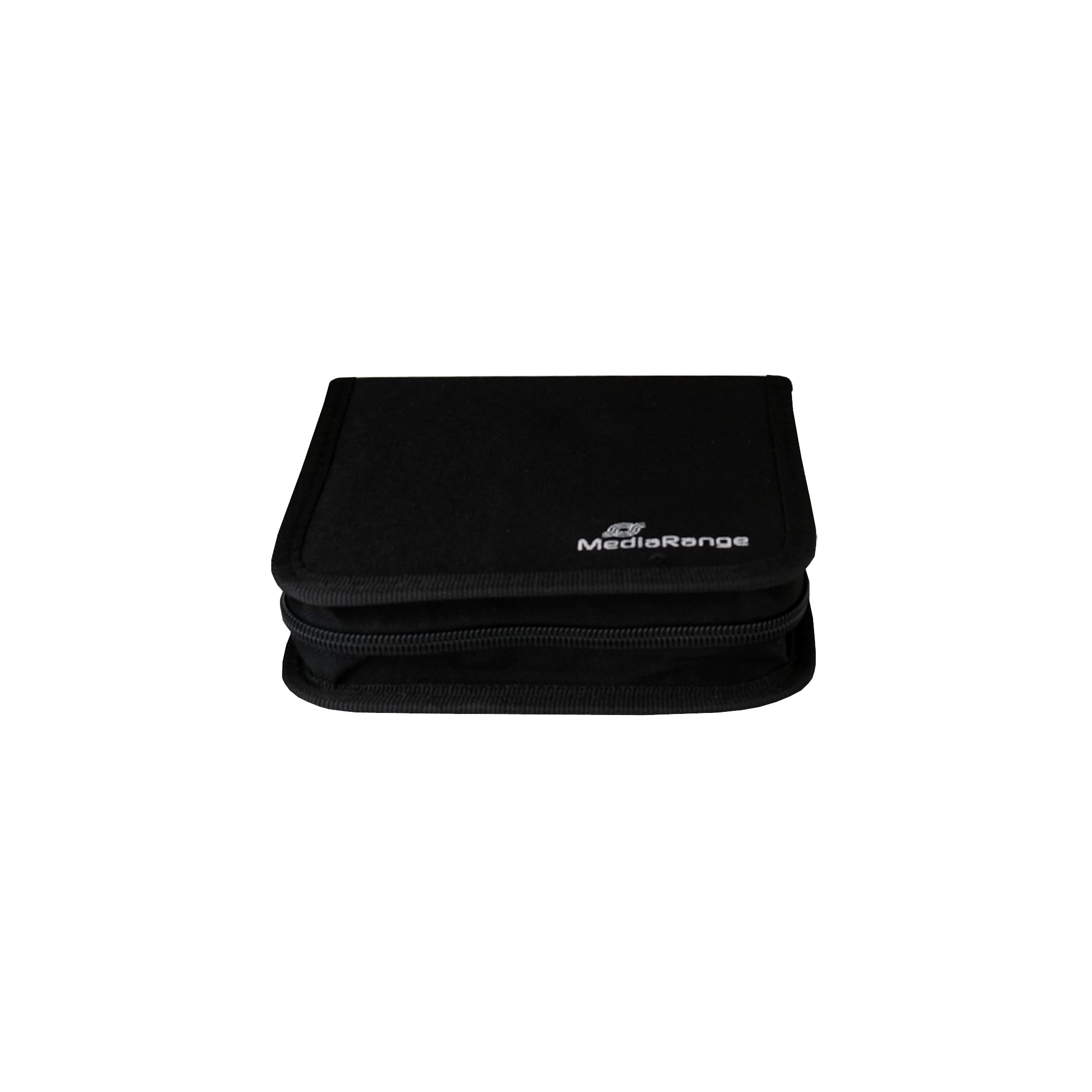 MediaRange BOX50 custodia CD/DVD Custodia a borsellino 24 dischi Nero