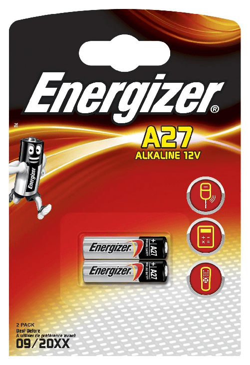 Energizer EN-639333 (ALKALINE A27 2PK - EN-639333, Single-use - battery, A27, Alkaline, 12 V, 2 pc[s], 23 mAh - Warranty Energizer EN-639333