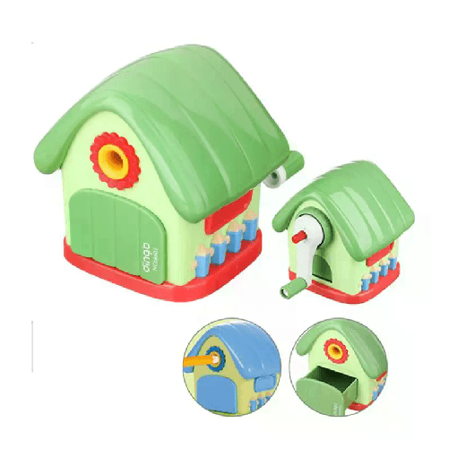 Temperamatite a manovella temperino casetta manuale sharpener bambini scuola