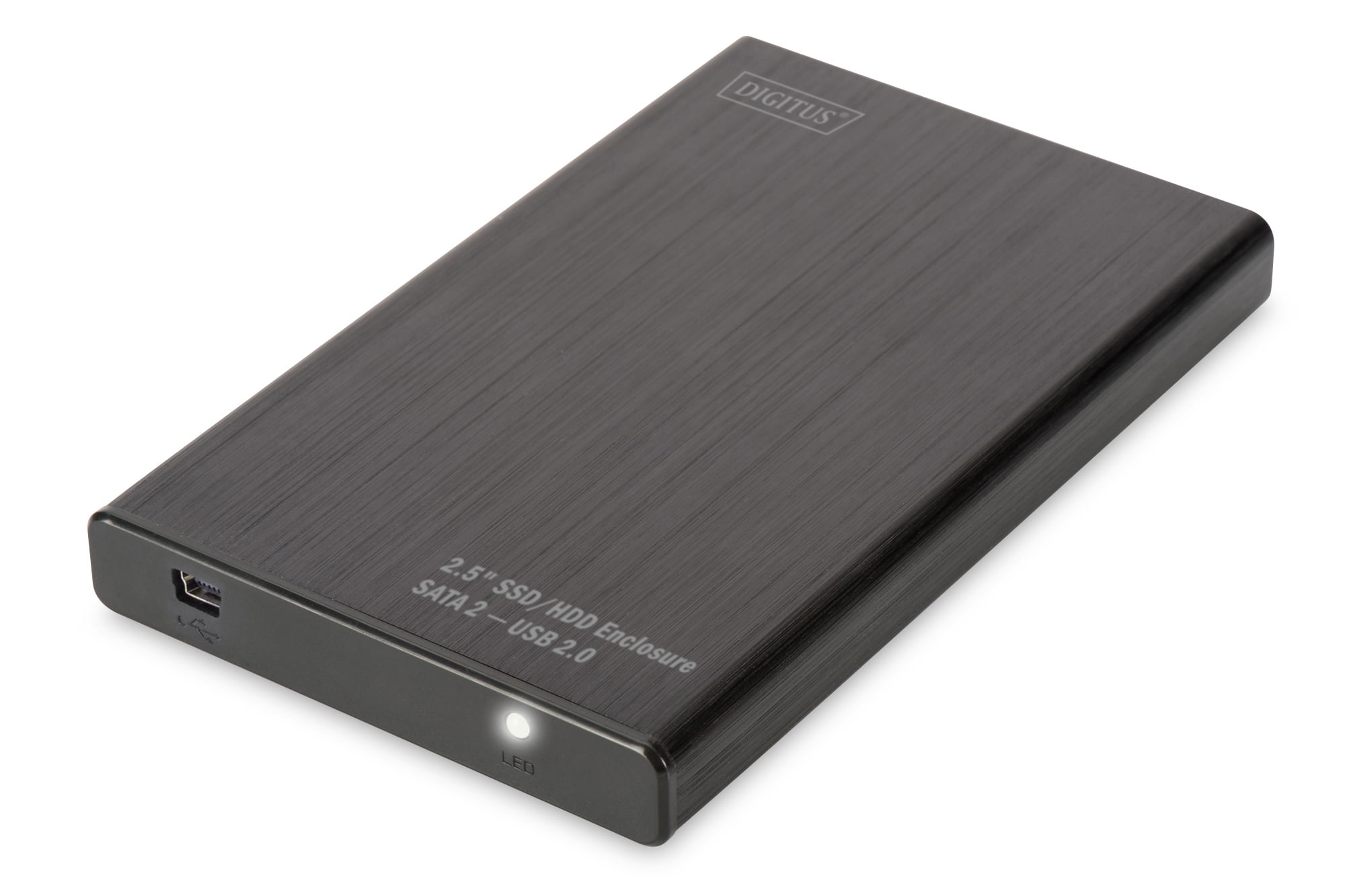 Digitus ASSMANN Electronic DA-71104 contenitore di unità di archiviazione 2.5/3.5 Enclosure HDD/SSD Nero Digitus Alloggiamento 2.5 SSD/HDD, SATA I-II