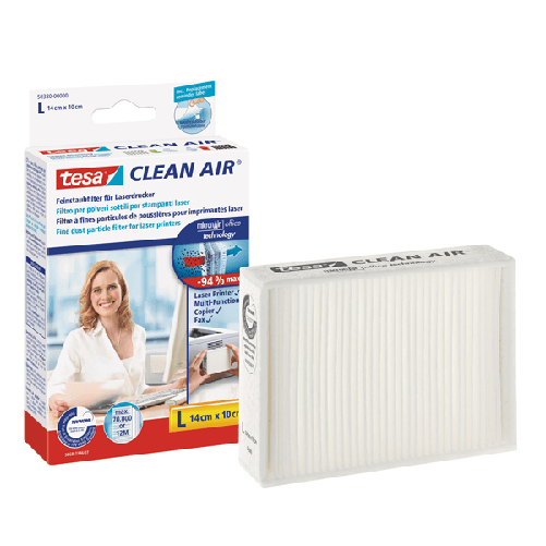 TESA Filtro Clean Air L per stampanti e fax - 14x10cm - Tesa