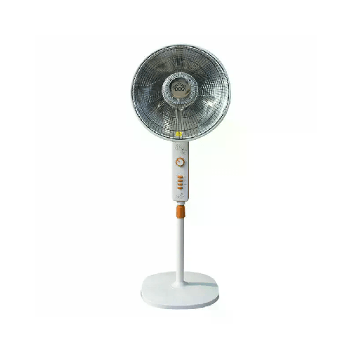 DCG Eltronic SA9680 stufetta elettrica Interno Arancione, Bianco 900 W Riscaldatore ambiente elettrico con ventilatore