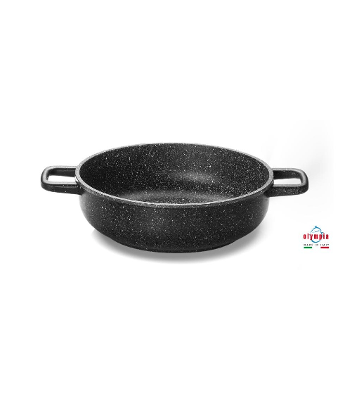 Tegame Alluminio Pressofuso 2 Manici - Professionale - Made in Italy
