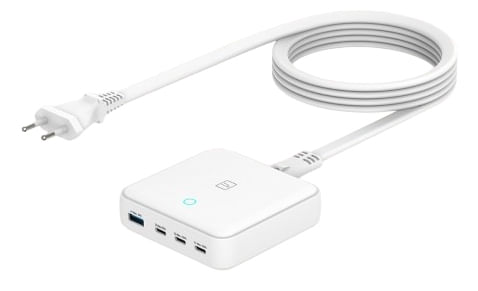 Tucano MA-DEGAN100-EU-W Caricabatterie per dispositivi mobili Computer portatile, Smartphone, Tablet Bianco AC Ricarica rapida Interno