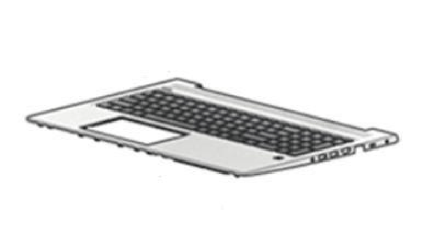 HP L45091-051 ricambio per laptop Base dell'alloggiamento + tastiera (Top Cover W/Kb Cp Fr - L45091-051, Housing base + HP L45091-051 ricambio per lap