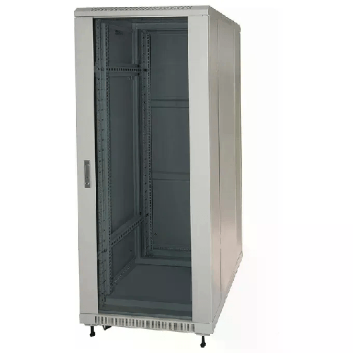 Link Armadio Rack Per Reti 19 22U (A)1166 (L)600 600 Colore Grigio Porta Vetro Link Accessori LK1922U66GR rack 22U Rack indipendenti Bianco