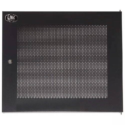 Link PORTA METALLO TRAFORATA CON SERRATURA PER ARMADIO LINK 12U LK1912UNF NERO Link Accessori LKDOOR12UFN porta accessori