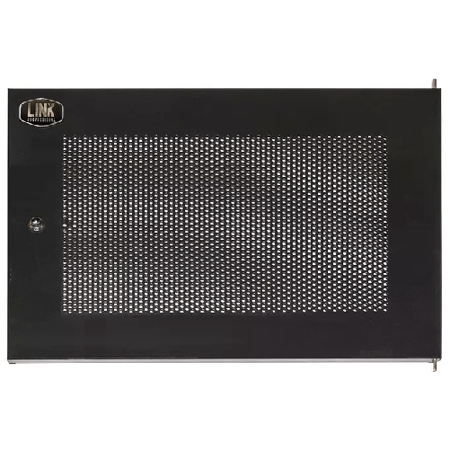 Link porta metallo traforata con serratura per armadio Link 9u lk1909unf nero Link Accessori LKDOOR9UFN porta accessori