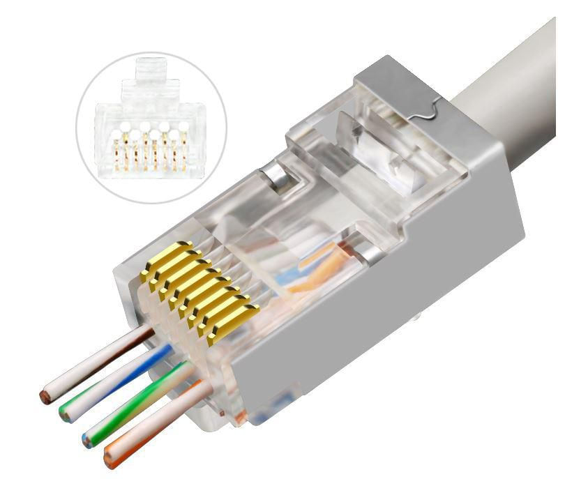 Microconnect KON512-50EZ cavo di collegamento RJ45 Argento