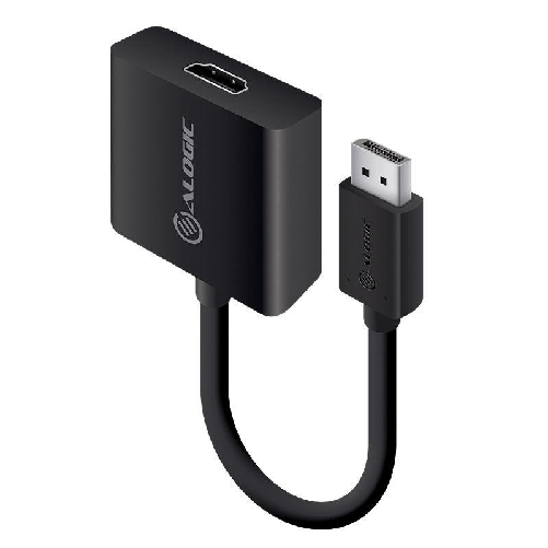 ALOGIC DPLC-HD4KAC cavo e adattatore video 0,2 m DisplayPort HDMI Nero (ALOGIC 20CM ACTIVE DISPLAYPORT - 1.2 TO HDMI ADA ALOGIC DPLC-HD4KAC cavo e ada