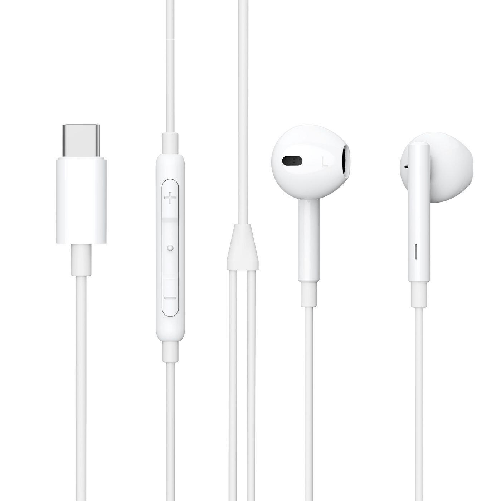 ESTUFF ES652200 cuffia e auricolare Cuffie Cablato In-ear Musica e Chiamate Bianco (In-ear Headphone Earpod - with USB-C eSTUFF ES652200 cuffia e auri