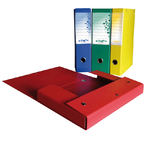 STARLINE SCATOLA PROGETTO KingPro 4 GIALLO c/portaetichetta STARLINE
