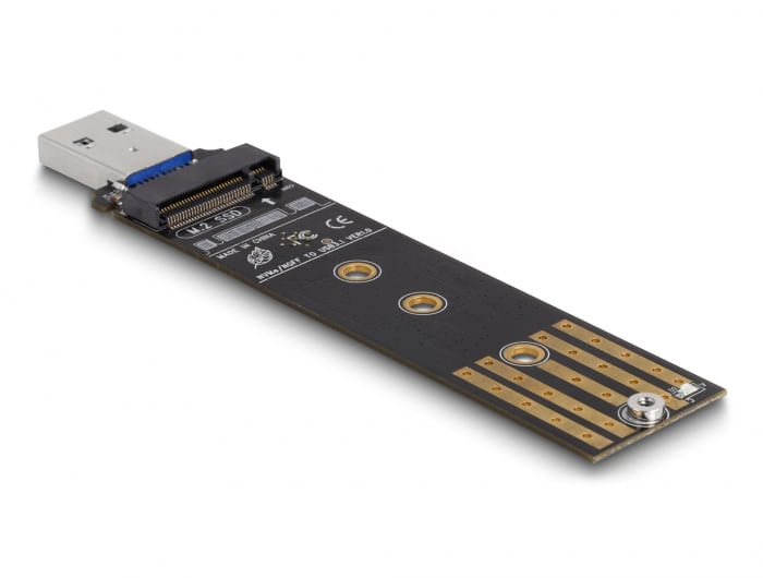 DeLOCK Convertitore combo per SSD PCIe M.2 NVMe PCIe o SATA con USB 3.2 Gen 2