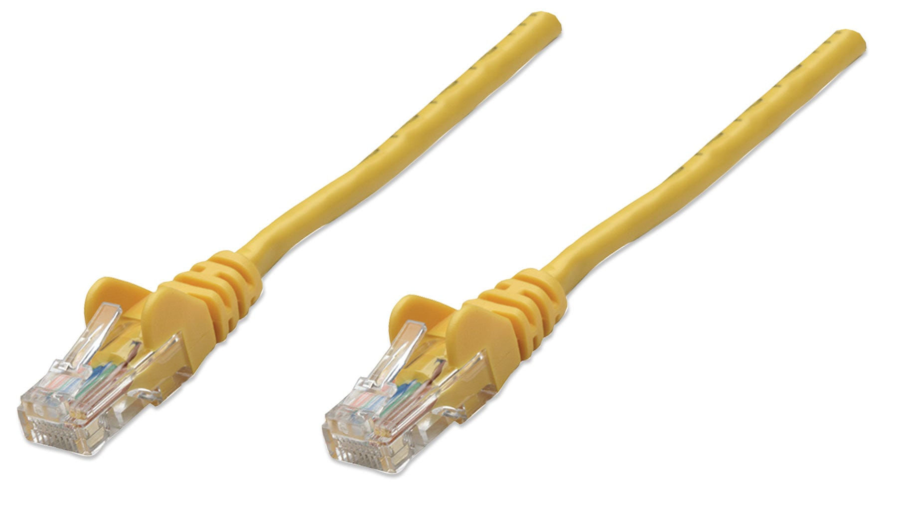 Intellinet Cat5e UTP, 2m cavo di rete Giallo U/UTP (UTP)