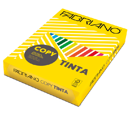 Carta Per Fotocopie Copy Tinta 160 Fabriano A4 Giallo Risma 250 Fogli