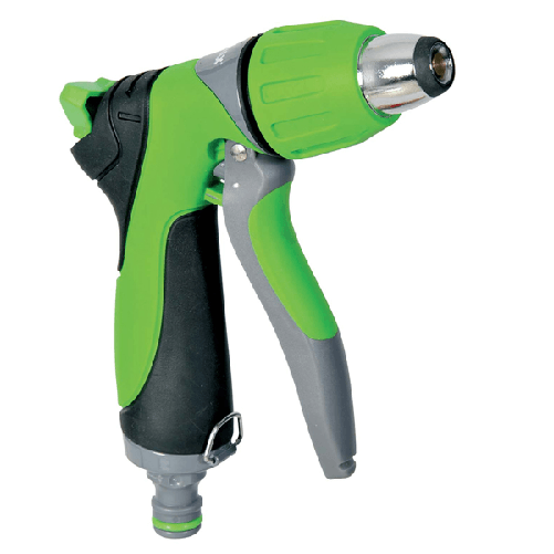 Verdemax Pistola per irrigazione in alluminio a spruzzo regolabile