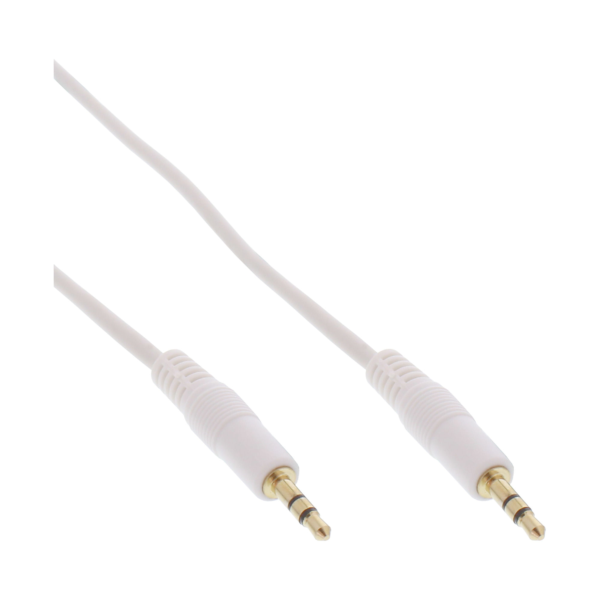 InLine Cavo jack - 3,5 mm maschio - maschio - stereo - bianco - oro - 1,5 m InLine Cavo Audio Jack 3,5mm maschio / maschio, bianco/oro, 1,5m