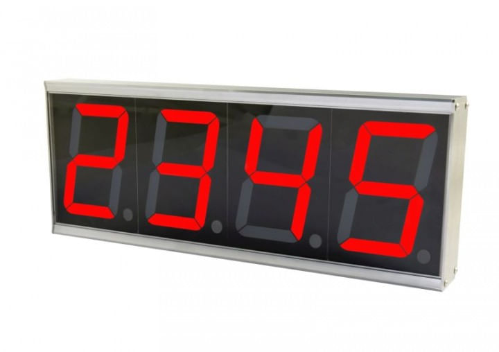 ALLNET ALL-POE-CNT-1 Digital wall clock Rechteck Grau Wanduhr (ALL-PoE-CNT-1) ALLNET ALL-POE-CNT-1 sveglia Sveglia digitale Grigio