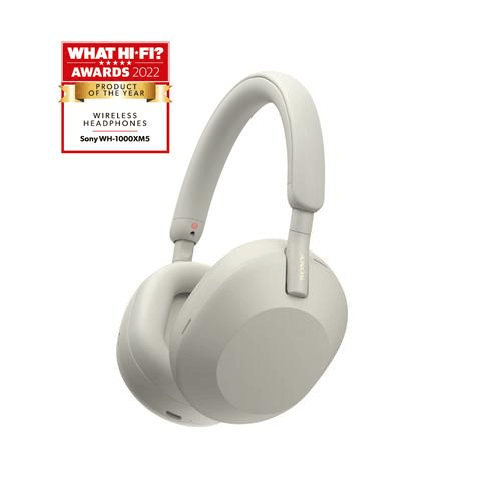 Sony WH-1000XM5 Cuffie Wireless con Noise Cancelling - Batteria fino a 30 ore - Around-ear - Con Alexa e Google Assistan