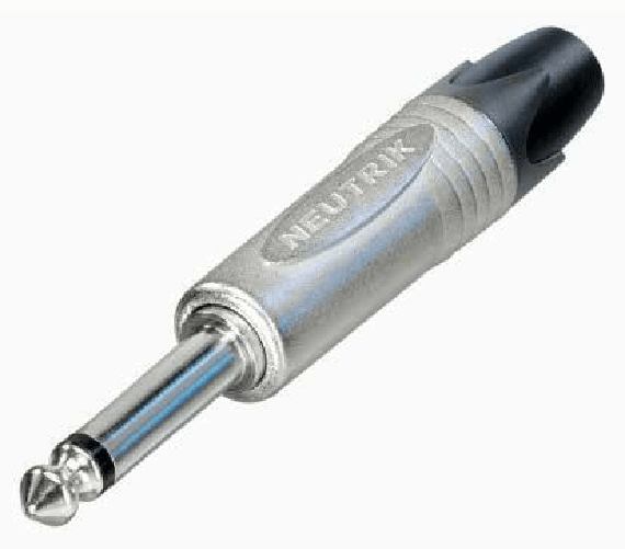 Neutrik NP2X cavo di collegamento 1/4" phone plug Metallico