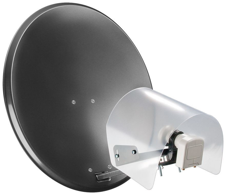 Goobay 67190 accessorio per antenna satellitare Trasparente Acrilonitrile butadiene stirene (ABS), Polipropilene (PP)