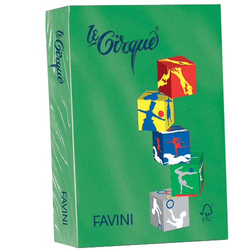 FAVINI Carta LECIRQUE A4 160gr 250fg verde bandiera 208 FAVINI Favini Le Cirque carta inkjet A4 (210x297 mm) 250 fogli Verde