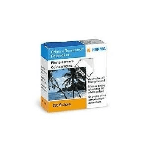 HERMA 1380 angolo per foto 250 pz Trasparente HERMA Transparol - Schutzecken x 250