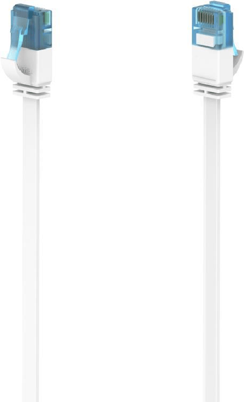 Hama Anschluss-/Verbindungskabel, a) von 1x RJ 45 Stecker 8/8pol Western, b) auf 1x RJ 45 Stecker 8/ (00200686) Hama 00200686 cavo di rete Bianco 10 m
