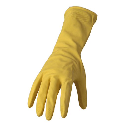 Reflexx Coppia di guanti in lattice felpato R90 tg. M Giallo Reflexx