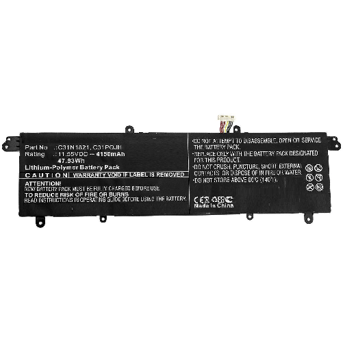 CoreParts MBXAS-BA0253 ricambio per laptop Batteria (Laptop Battery for Asus 48Wh - Li-Pol 11.55V 4150mAh, 48Wh - Li-Pol CoreParts MBXAS-BA0253 ricamb