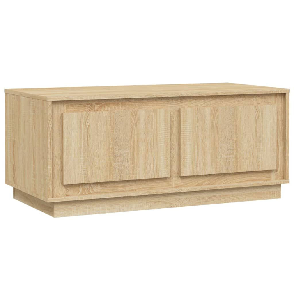 VidaXL Tavolino da Salotto Rovere Sonoma 102x50x44cm Legno Multistrato VidaXL 819879 tavolino da caffè, comodino e consolle da soggiorno