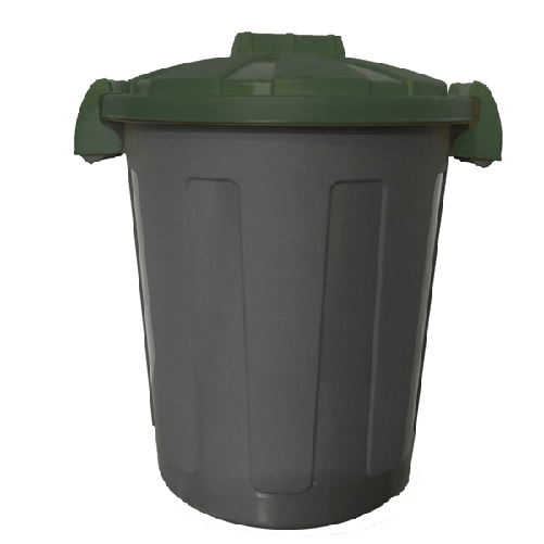 MobilPlastic Contenitore portarifiuti Dusty 25Lt c/coperchio verde