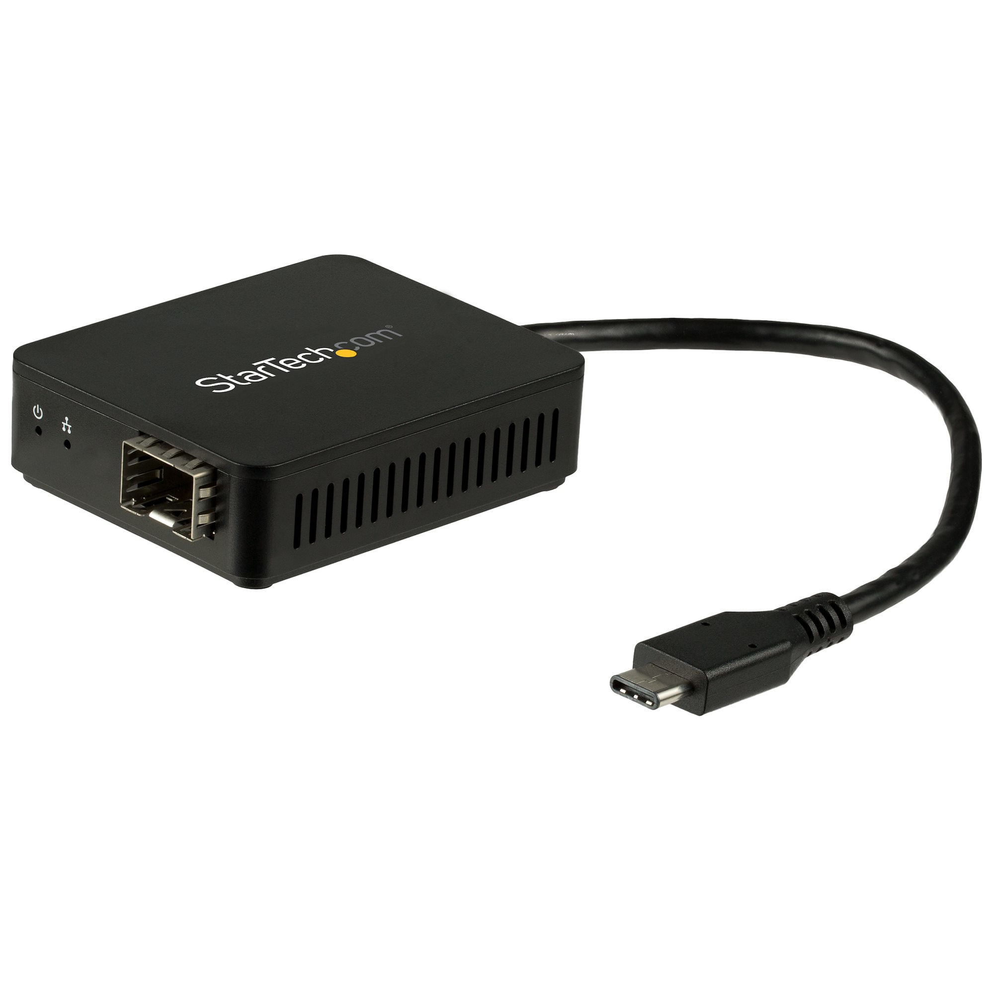 StarTech.com Adattatore di rete USB-C a Fibre ottiche - Convertitore SFP con slot aperto (USB C TO FIBER OPTIC CONVERTER StarTech.com Adattatore di re