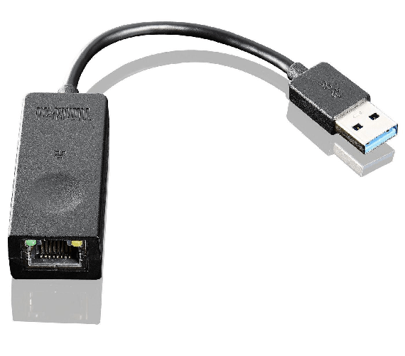 Lenovo 03X6840 adattatore per inversione del genere dei cavi RJ-45 USB 2.0 Type-A Nero (3.0 Ethernet adapter USB - Warra Lenovo 03X6840 adattatore per