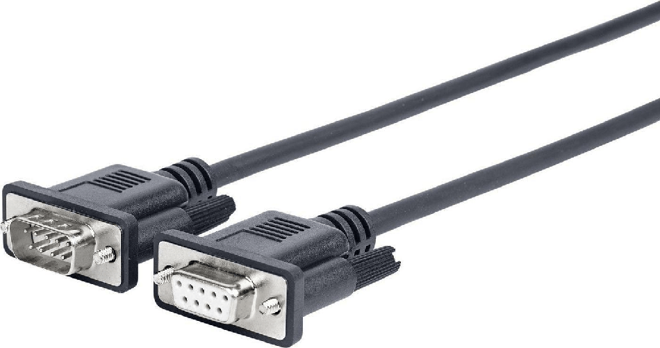 Vivolink PRORS15 cavo seriale Nero 15 m RS-232