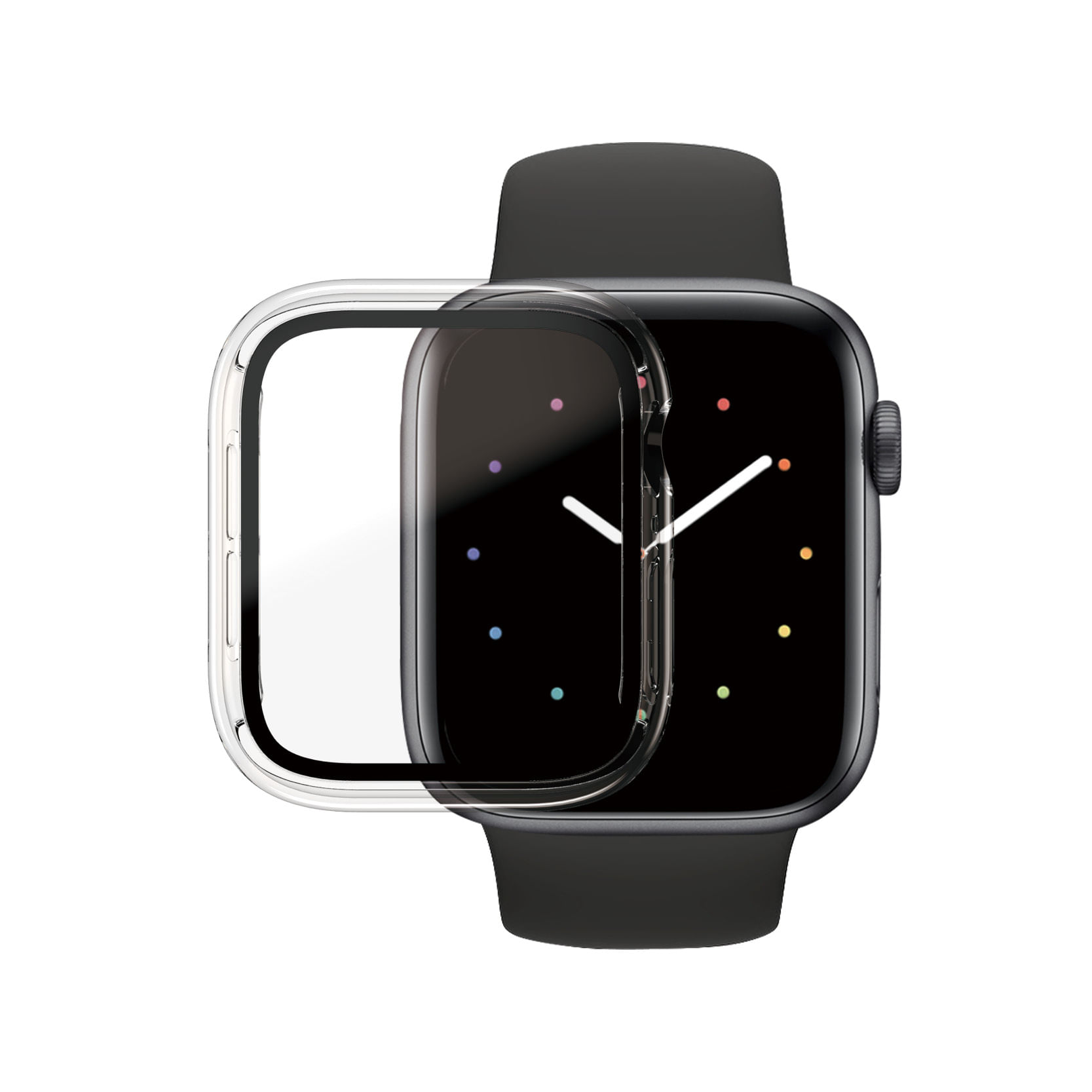PanzerGlass Cover Protettiva Apple watch 4 | 5 | 6 | SE 44mm | Transparent
