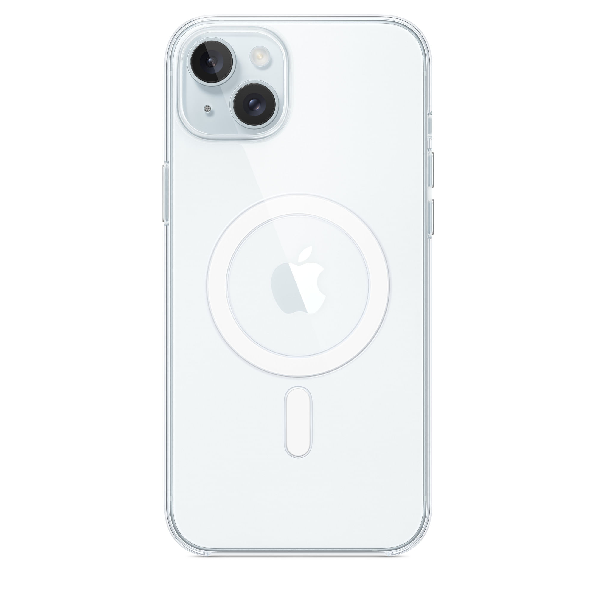 Apple - Back cover for mobile phone - MagSafe compatibility - polycarbonate - clear - for iPhone 15 Plus Apple Custodia MagSafe trasparente per iPhone