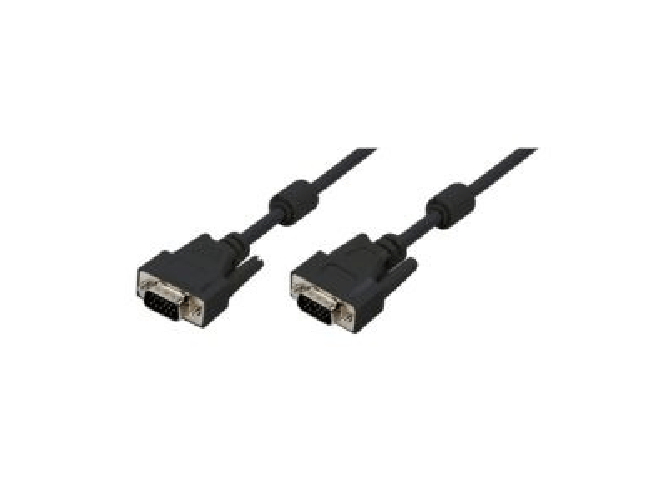 LogiLink 1.8m VGA cavo VGA 1,8 m VGA (D-Sub) Nero